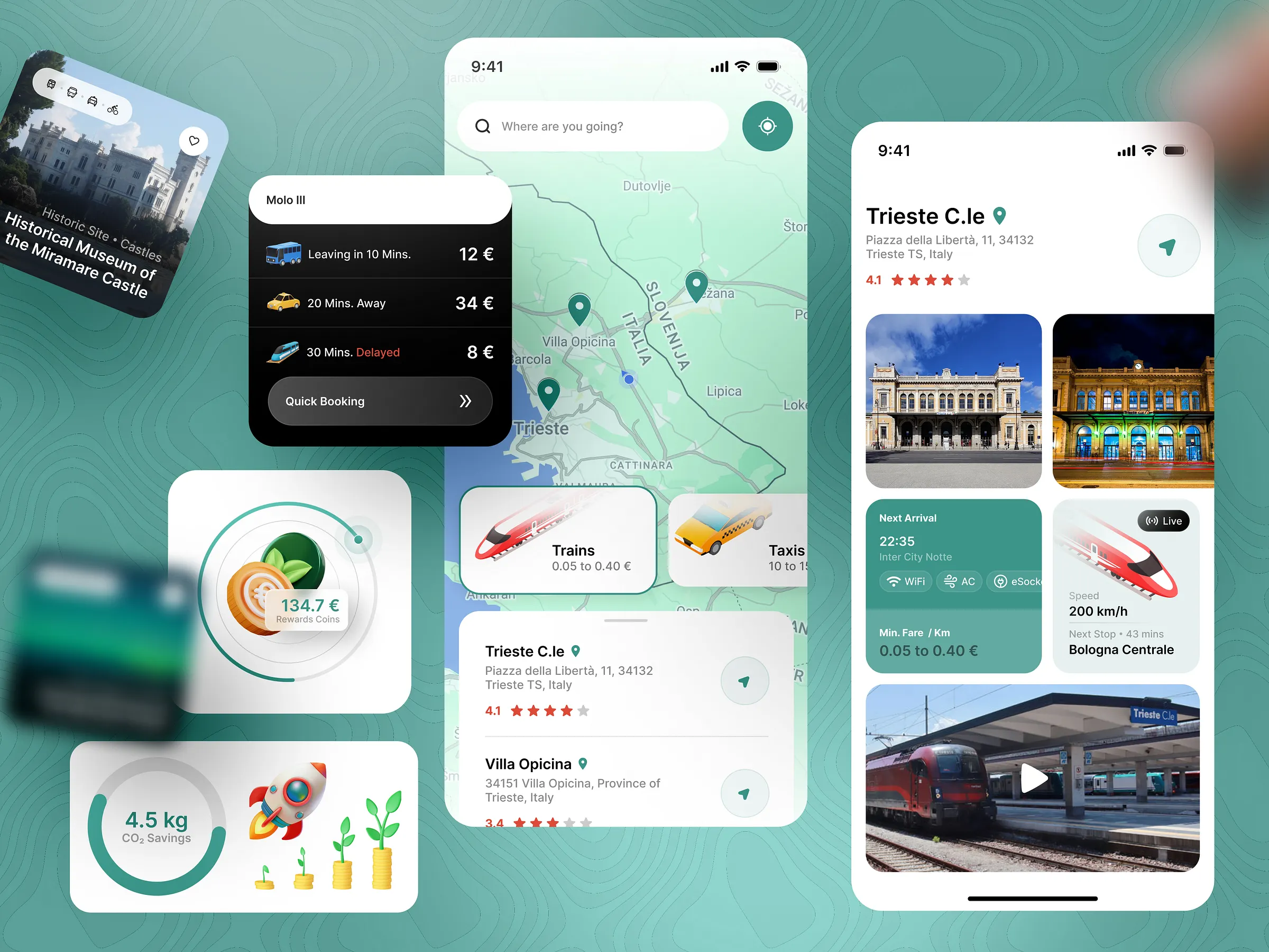 Smart & Economic Travel App UI Design